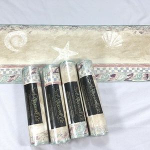 Wallpaper Border Pastels Star Shell Beach 4 Rolls